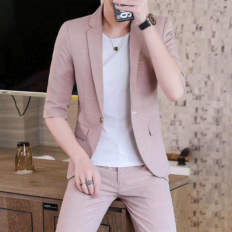 Suit Suit Men's Casual Suit Jacket Men's Youth Trend Groom Best Man Small Suit