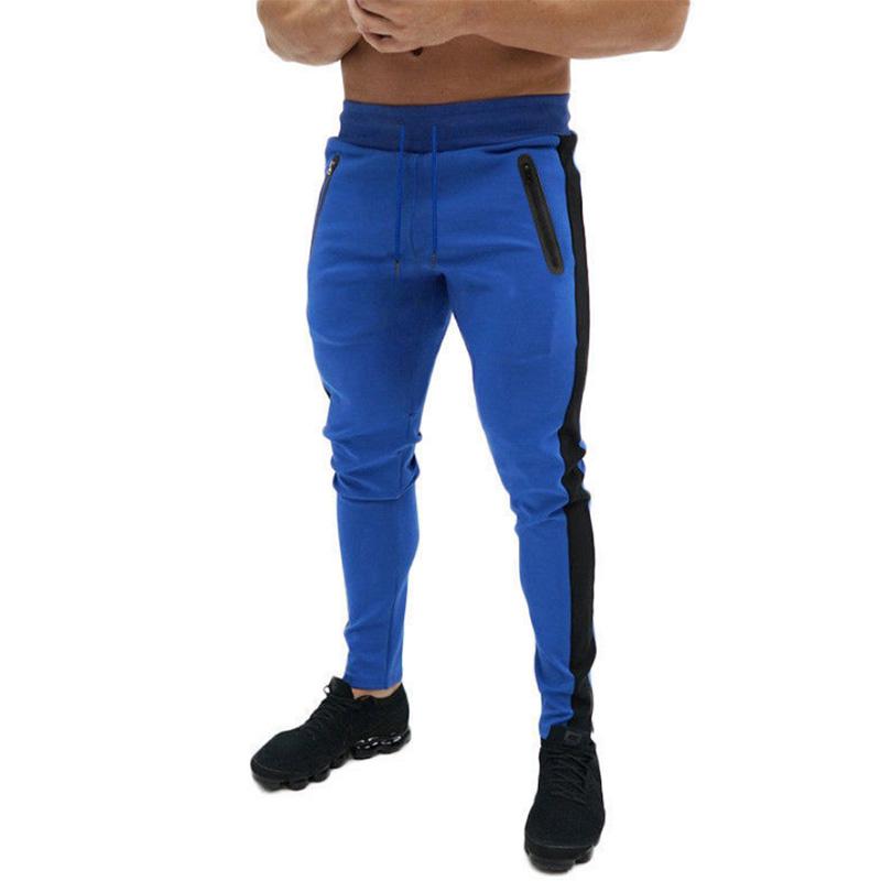 Men's Leisure Sports Solid Color Light Board Slim Fit Fitness Pants Men's Long Pants Small Feet Beam Pants
