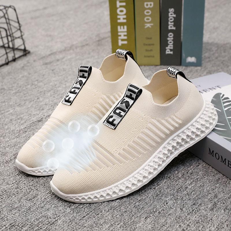 Ladies Mesh Sneakers Breathable Versatile Casual Lightweight Soft Sole Running Shoes
