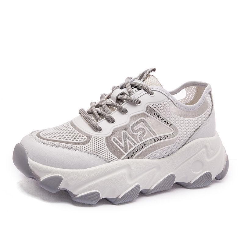 Sneaker Shoes Women Platform Shoes Summer White Wedges Sneakers Ladies Trainers Chunky Sneakers Women Shoes