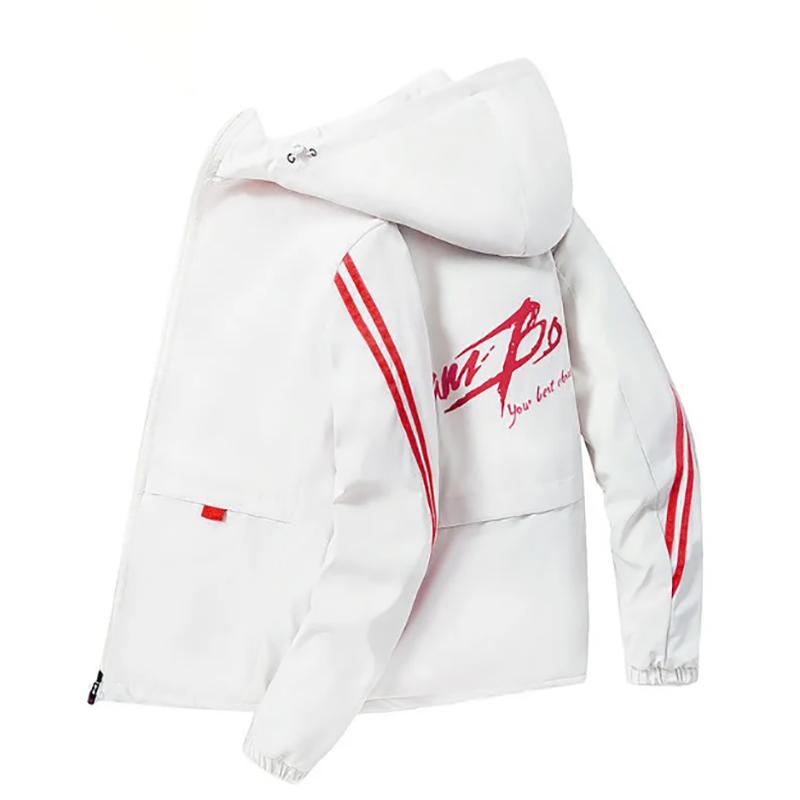 Thin Men's Hooded Jacket Autumn Trend All-match Loose Jacket Men's Fashion Brand Coats