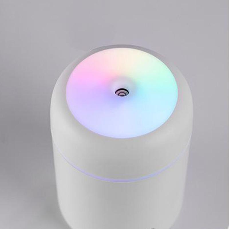 300ml Color Light Air Humidifier USB Portable Electric Sprayer Aroma Diffuser for Home Office Car