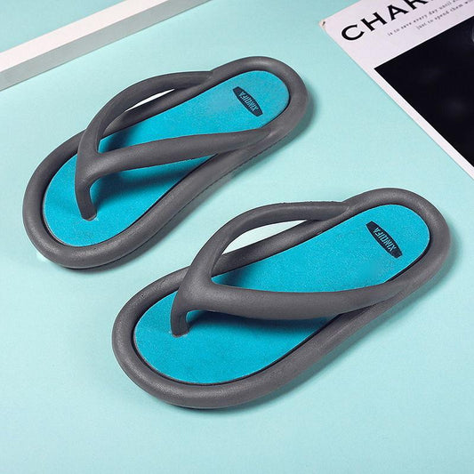 Fashion Outside Wear Flip Flops Women's Summer Non-slip Slippers When Couple Sandals