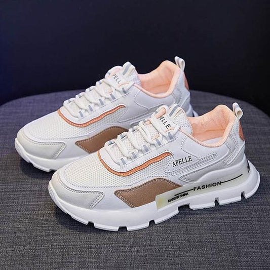 Sneakers Comfort Summer Breathable Rhinestones Solid Slip Walking Shoes Sports Casual Vulcanized Shoes