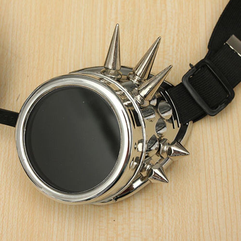 WTEMPO Welding Cyber Goggles Goth Steampunk Cosplay Goth Antique Victorian With Spikes