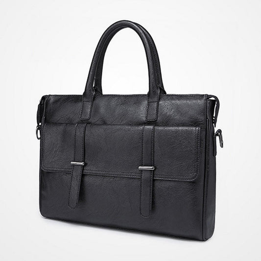 Business Briefcase Men Large Capacity Ipad Handbag Crossbody Bags Shoulder Computer Bag