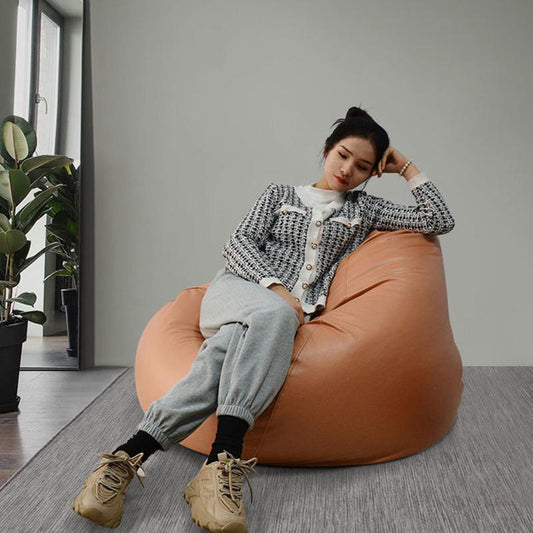 EPS Filler Lightweight Comfortable PU Sofa Single Child Chair Baby Sleeping Gaming Sofa Bedroom Balcony Patio Tatami Living Room Furniture