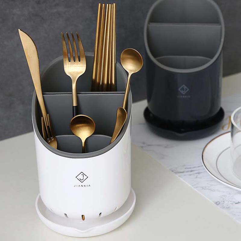 Tableware Storage Rack Kitchen Multi-function Household Cutlery Storage Frame Cutlery Dust