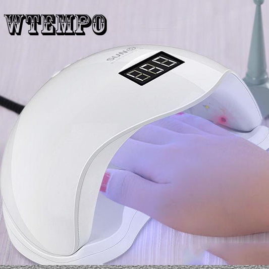 LED Lamp Manucure Timer LCD Screen Machine Nail Dryer Lamp Sunlight Fast Cure All Gel Varnish