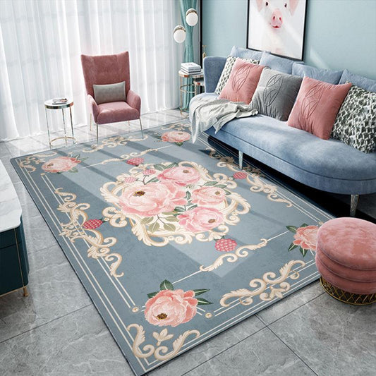 Nordic Carpet Living Room Coffee Table Blanket Simple Luxury Bedroom Bedside Blanket Blanket Washable Household Simple and Easy To Care