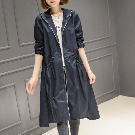 Women Classic Coat Female Doube Breasted Trench Sashes England Style Turn-down Collar Outerwear