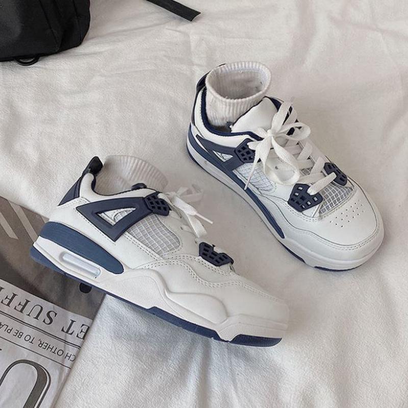 Daddy Shoes Female Spring Students Korean Version All-match White Shoes Casual High-top Sneakers