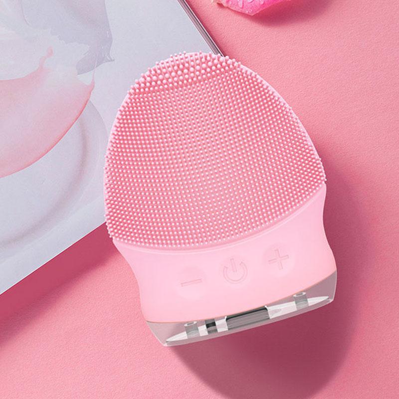 Rechargeable Deep Cleansing Facial Cleansing Instrument Electric Beauty Silicone Facial Cleansing Instrument To Remove Blackheads and Acne Artifacts