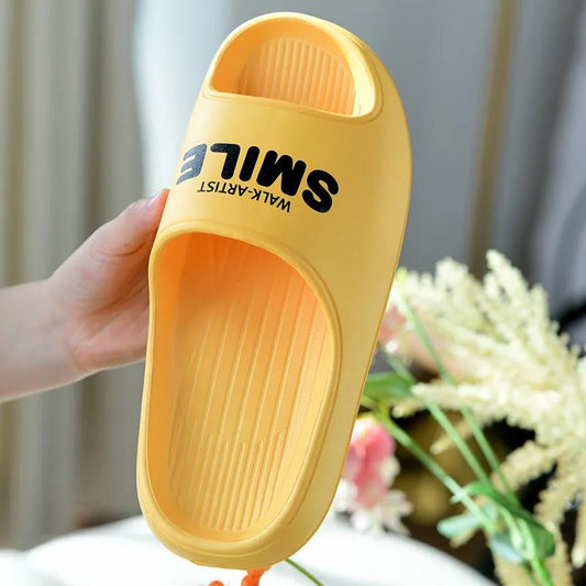 Soft Thick-soled Summer Massage Slippers Not Smelly Feet Household Couple Sandals and Slippers Deodorant Bathroom Bathing Home Non-slip Flip Flops