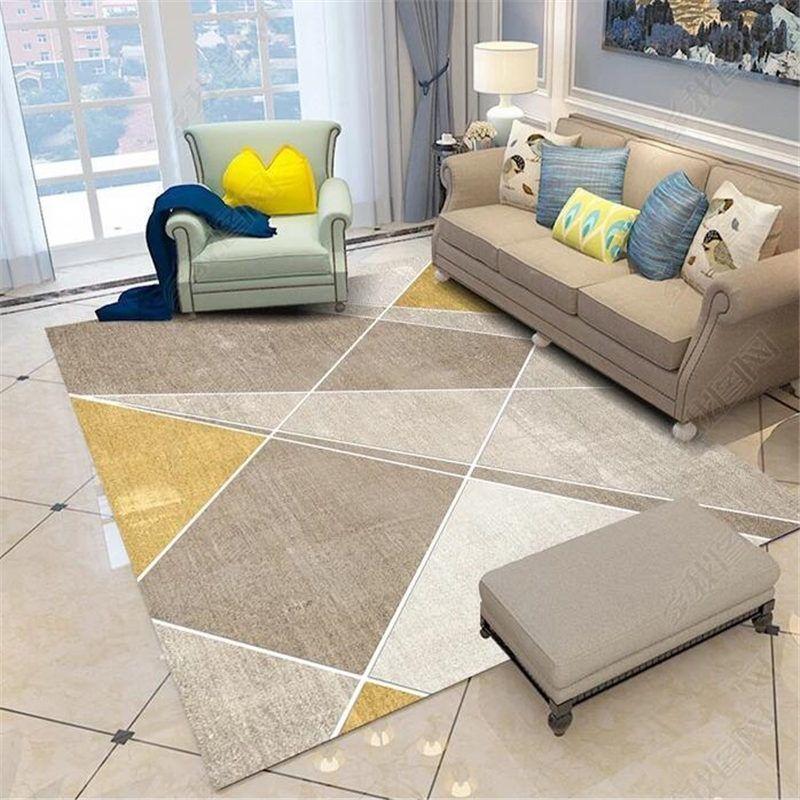 Nordic Carpet Living Room Sofa Coffee Table Mat Modern Minimalist Bedroom Bedside Mats Full Room Home Carpet Mats