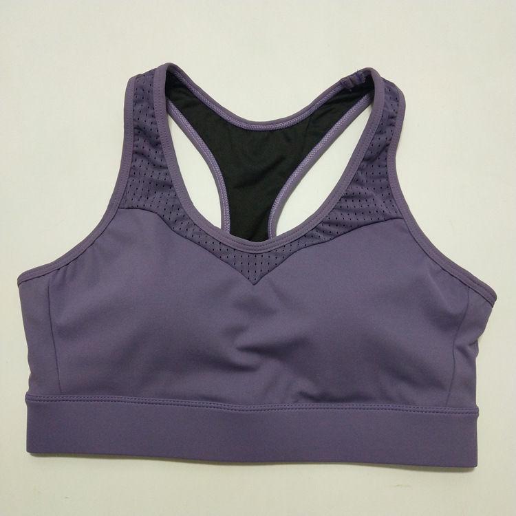 Yoga Vest Ladies Sports Bra Running Fitness Bra Elastic Shockproof Breathable Sweat-absorbent Underwear