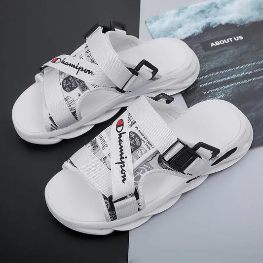 Summer Men's Breathable Sandals Men's Non-slip Dual Purpose Sandals Beach Shoes