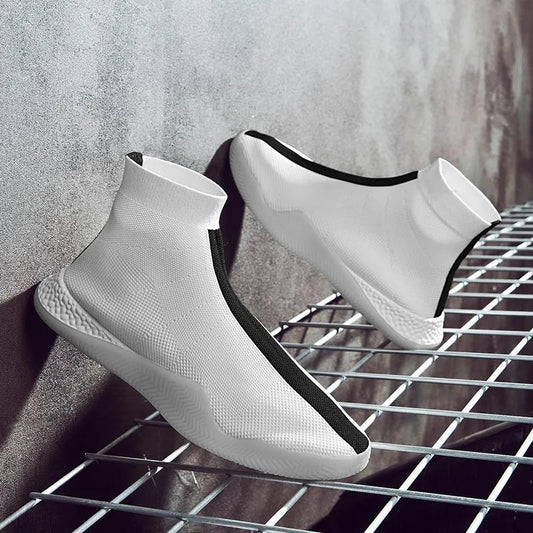 Men's Trendy Shoes Korean Style All-match Casual Shoes Lazy One-foot High-top Men's Sneakers