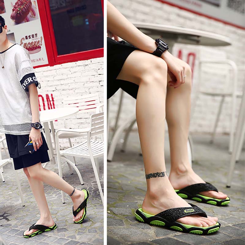 Summer Slippers Men Flip Flops Men Summer Boys Slippers Non-slip Slippers Men Slippers Summer Outdoor Sandals and Slippers