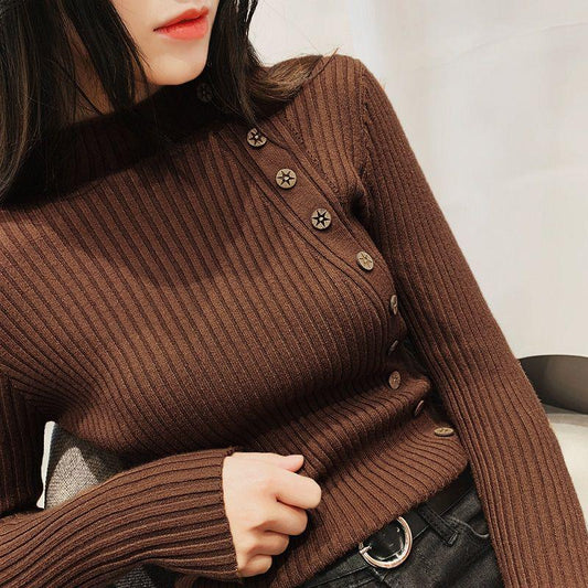 Womens Sweaters Winter Tops Turtleneck Sweater Women Pullover Jumper Knitted Sweater
