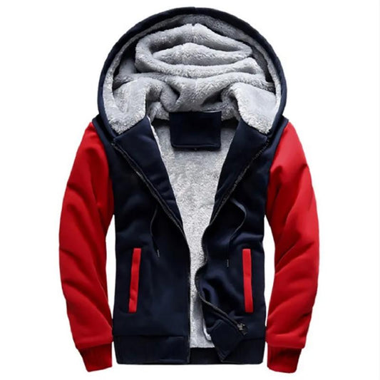 Camouflage Plus Velvet Sweater Hooded Jacket Men's Plus Size Jackets Autumn and Winter Sports Loose Outwear Jackets