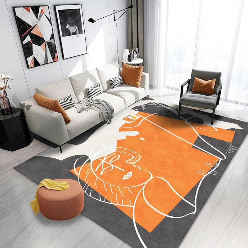 Nordic Carpet Room Full Shop Living Room Sofa Tea Blanket Large Bedroom Porch Anti-slip Light Luxury Home Floor Mat