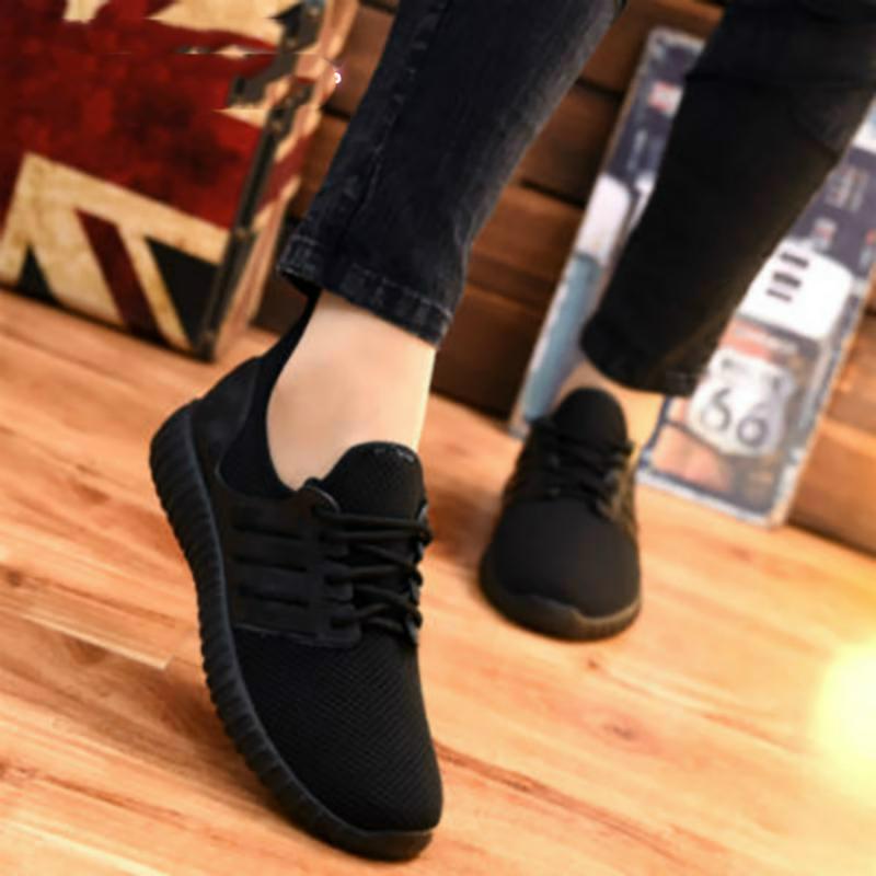 Women's Sports Shoes Student Korean Breathable Running Shoes Trend All-match Casual Shoes Hollow Flat Shoes