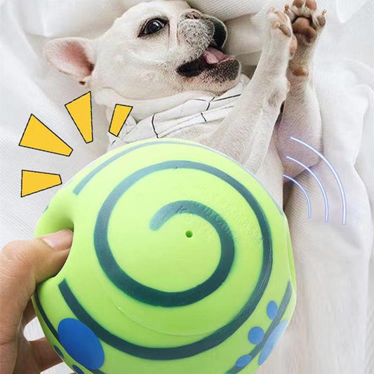 Dog Toy Dog Bite Ball Molar Teeth Bite Resistant Vocal Pet Dog Teddy Puppies Molar Training Ball Play Fun Chewing Toy Dog Cats Grind Teeth Toy