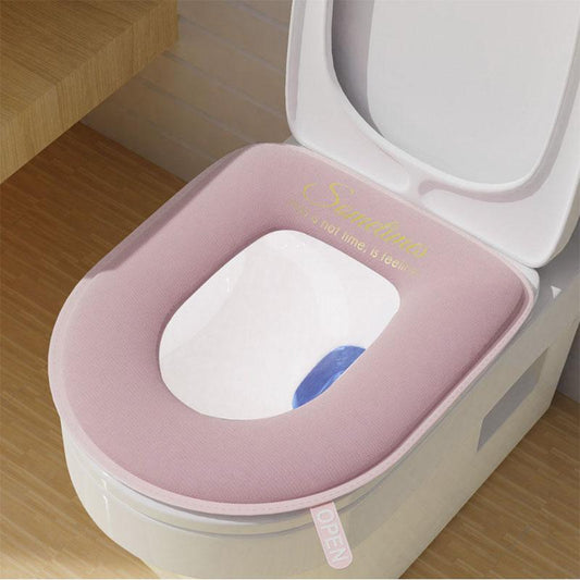 Nordic Style Toilet Cushion Home Four Seasons Universal Toilet Cover Cushion Zipper Toilet Cover Waterproof
