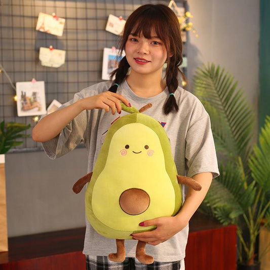 Cute Avocado Pillow Cute Plush Toy Sleeping Doll Super Soft Doll Kinds Birthday Gift Lovely Fortune Gift
