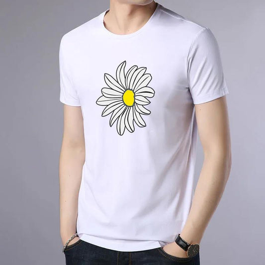 Short Sleeve T-shirts Summer O-neck Casual Shirts Harajuku Hong Kong Trendy Gangster Cat Print Tees Best Seller Cloth for Youth