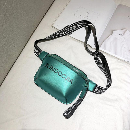 Chest Bag Female Trend Fashion Letter Wild Waist Bag Casual Crossbody Shopping Bag
