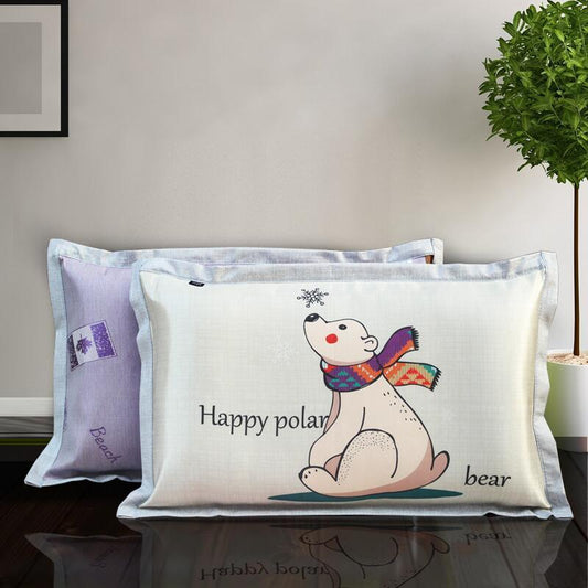 Summer Ice Silk Mat Pillowcase with Encryption Thickening Double-sided Usable Rattan Pillowcase