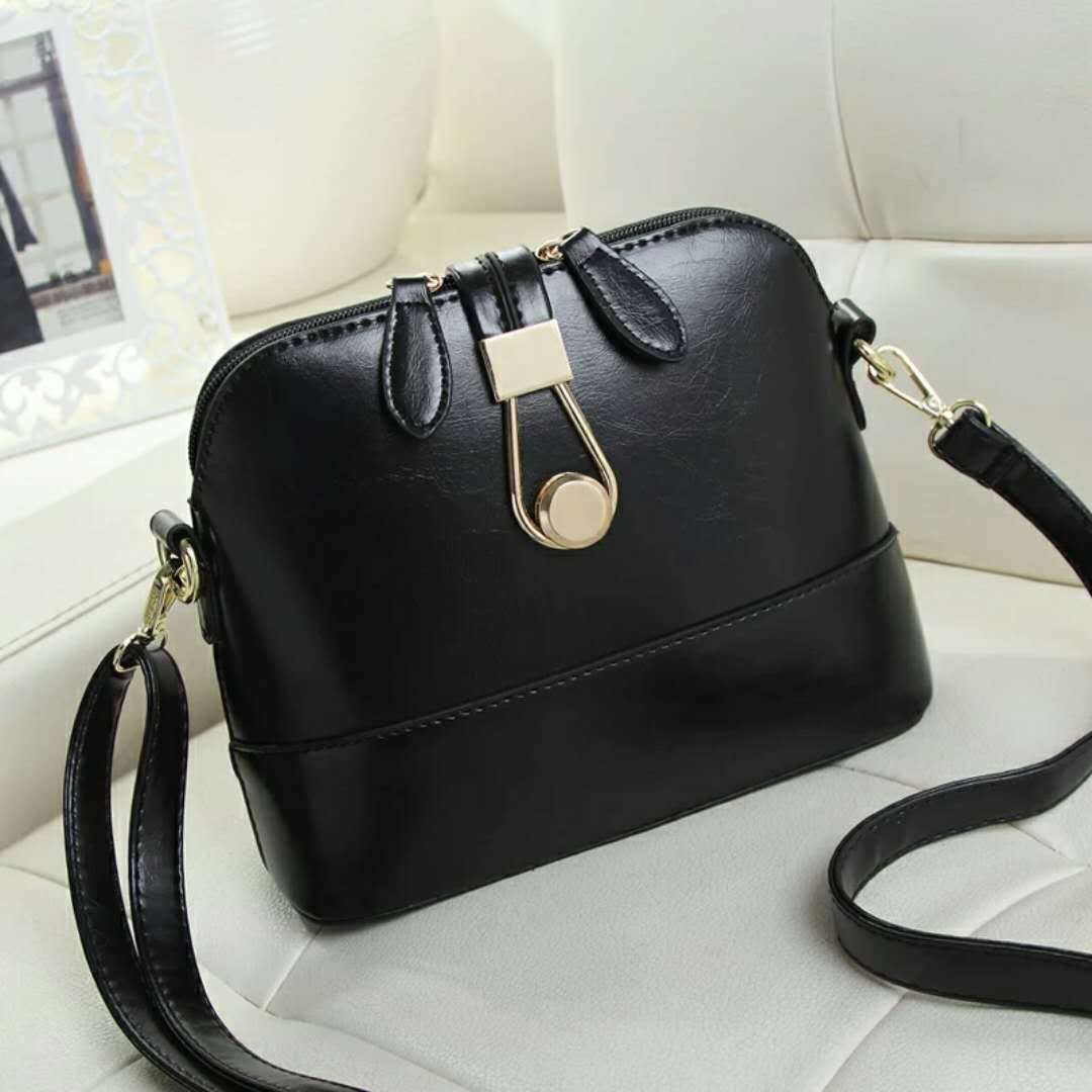 Fashion All-match Simple Lock Shell Bag Mini Bag Lady Shoulder Bag Female Messenger Bag Female Bag Trend