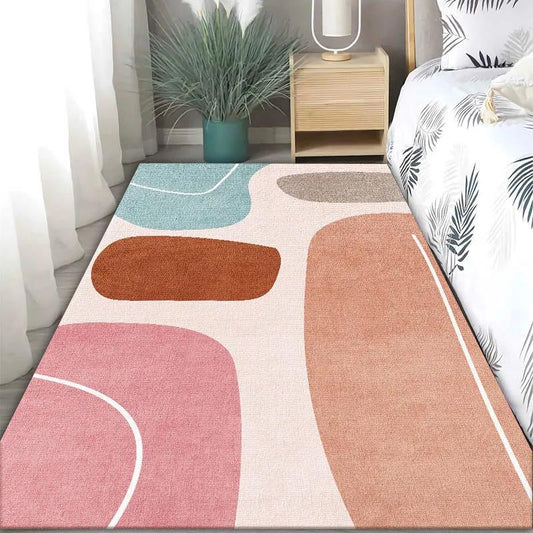 Modern Minimalist Carpet Bedroom Bedside Blanket Household Area Non-slip and Dirt-resistant Mat
