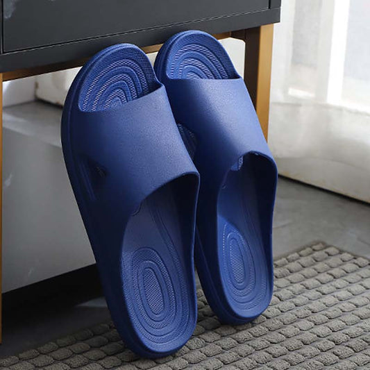 Slippers Male Summer Home Indoor Thick-soled Lovers Male Home Drag Bath Non-slip Bathroom Soft Bottom Home Sandals and Slippers
