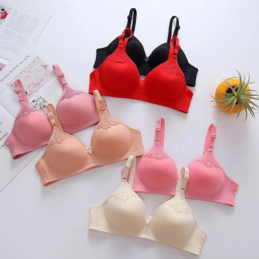 Underwear Female Students Korean High School Students Bras Girls Underwear Small Breasts Gather Anti-sagging Thin High-end Bra