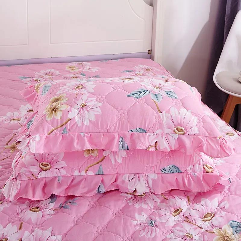 Cotton Bedding Lace Pillowcases A Pair of Large Thick Pillowcases Zipper Pillowcases 48*74