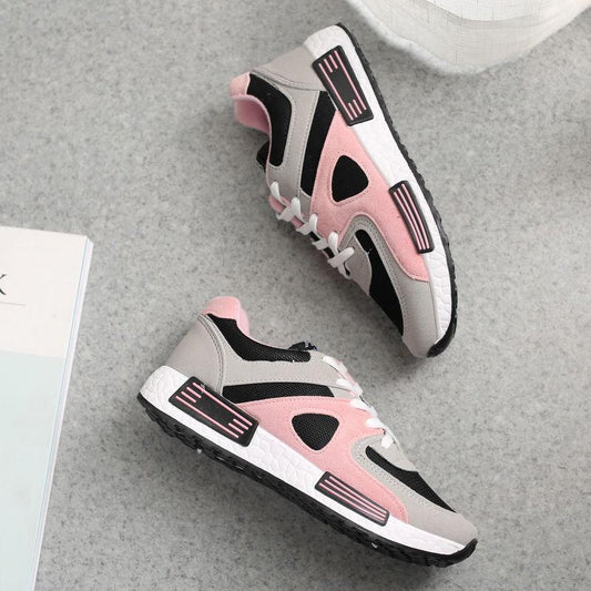 Autumn Women's Sneakers Casual Student Breathable Sneakers Flat Running Shoes