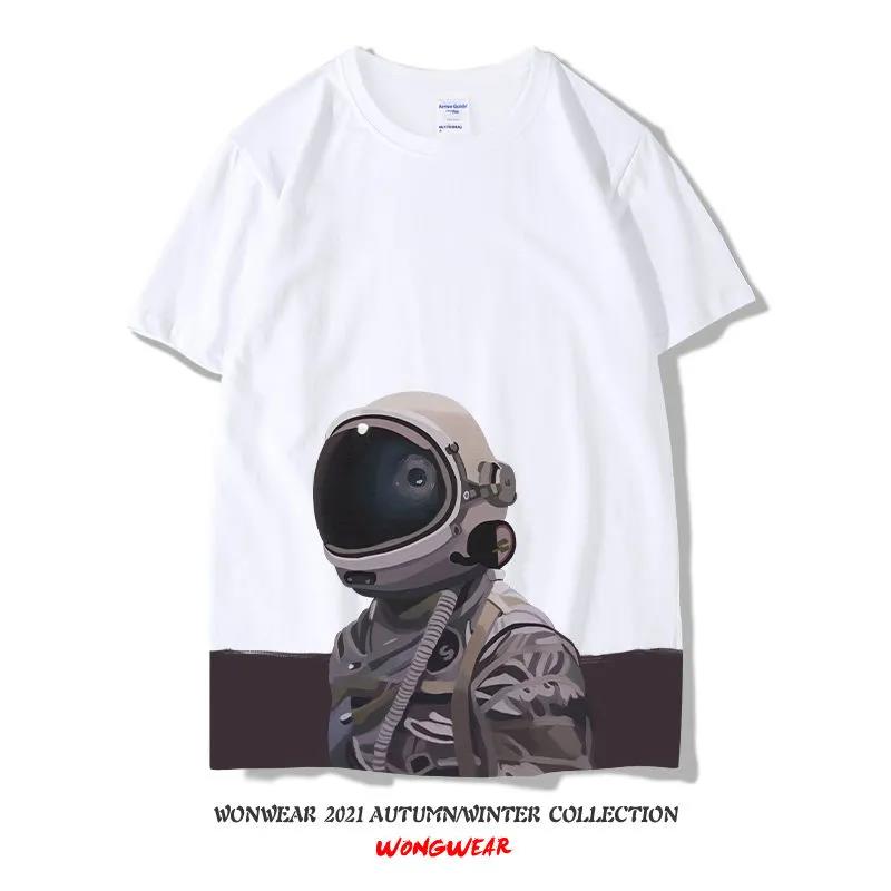 New Short-sleeved Men's Summer Round Neck T-shirt Men's Short-sleeved Loose Cotton Top