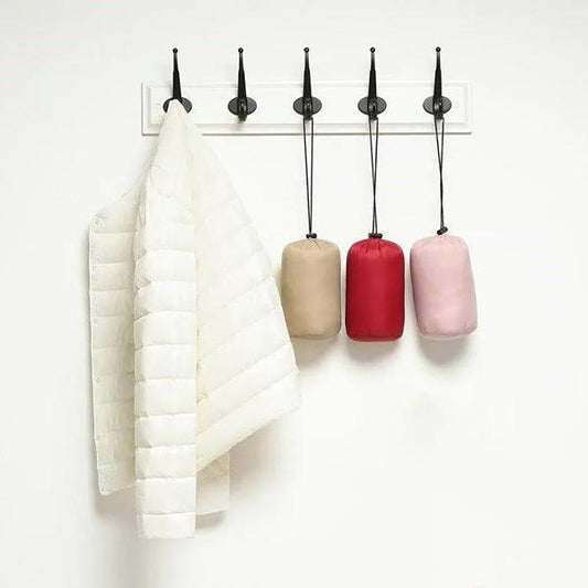 Women's Winter Solid Color Down Jacket Ultra Light Duck Down Coat Female Autumn Slim Oversized Round Collar Short Jacket
