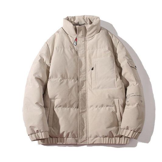 Autumn and Winter Men's Padded Jacket for Cold and Warmth Thick Padded Jacket Korean Style Trendy Loose Jacket