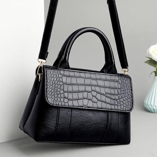 Handbag Ladies Messenger Bag Fashion Leather Texture One Shoulder Shopping Bag