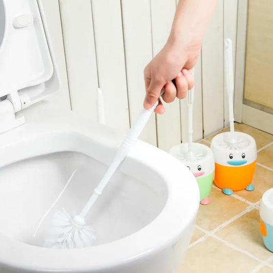 Household Toilet Brush Set Creative Free Punching Toilet Wash Toilet Brush New Long Handle No Dead Corner Cleaning Brush