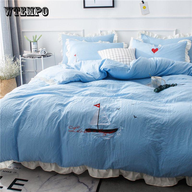 Princess Style Bedding Set Luxury King Queen Twin Bed Set Duvet Cover Set Girls Bed Sets