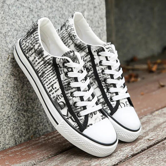 Student Men's Canvas Casual Breathable Sports Shoes Versatile Men's Breathable Canvas Shoes