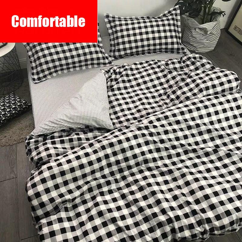 Four-piece Student Dormitory Bed Three-piece Quilt Cover Bedding Textile Bed Linens High Quality Bedding Set Duvet Cover+bed Sheet+pillowcase