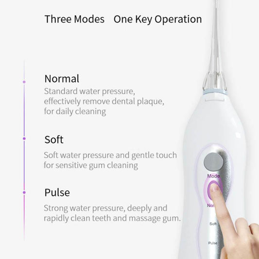 Electric Pulse Tooth Cleaner Portable Household Tooth Cleaner Tooth Cleaning Artifact Tooth Stains Dental Calculus and Tartar Smart Tooth Cleaner