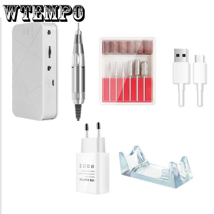 Electric Apparatus for Manicure Gel Cuticle Remover Nail Drill Bits Milling Cutter Manicure Machine
