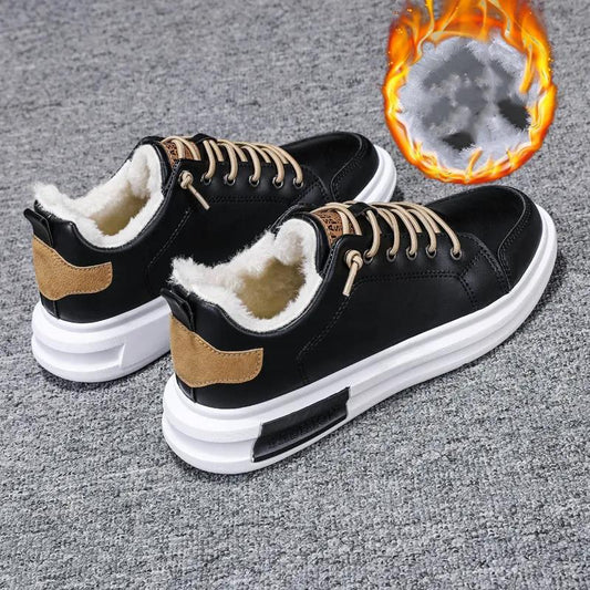 Winter Men's Warm Velvet Padded Cotton Shoes Trendy Sneakers Student Casual Shoes